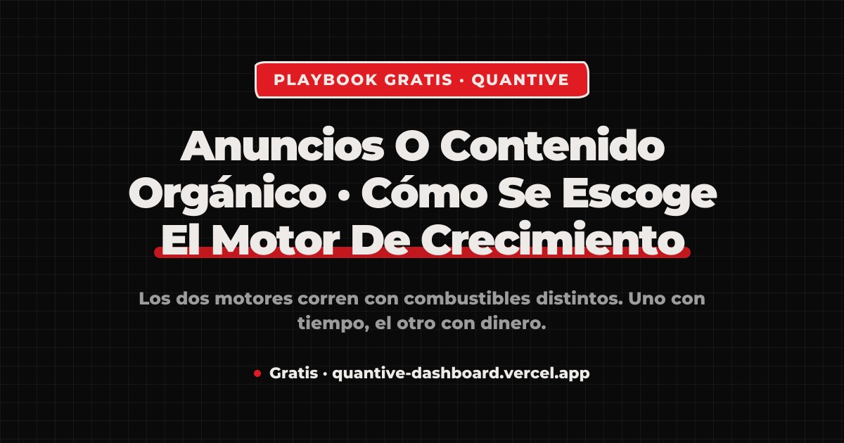 Playbook de Quantive: Anuncios pagados
