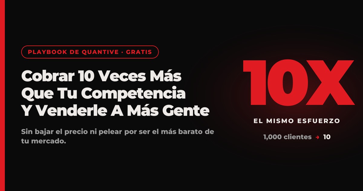 Playbook de Quantive: Precio